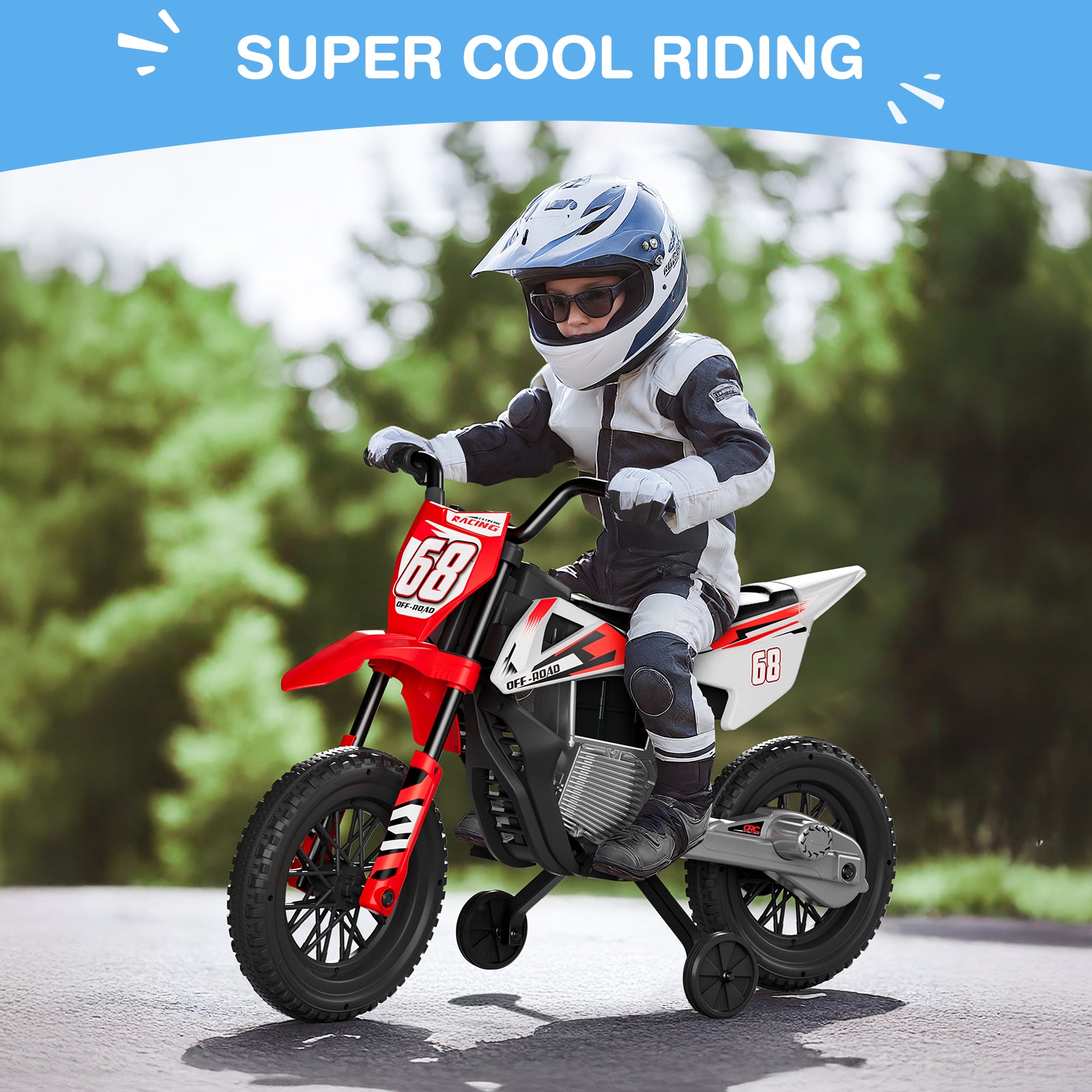 LIGIANT S6 12V Kids Motorcycle, Cool Holiday Gift for Boys & Girls