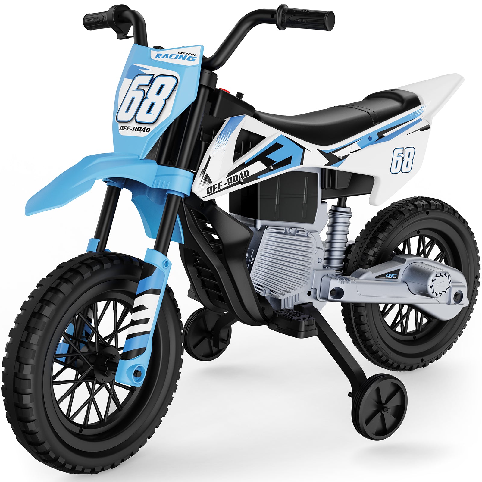 LIGIANT 24V 5Ah Kids Motorcycle, 2WD Kids Electric Dirt Bike for Big Kids