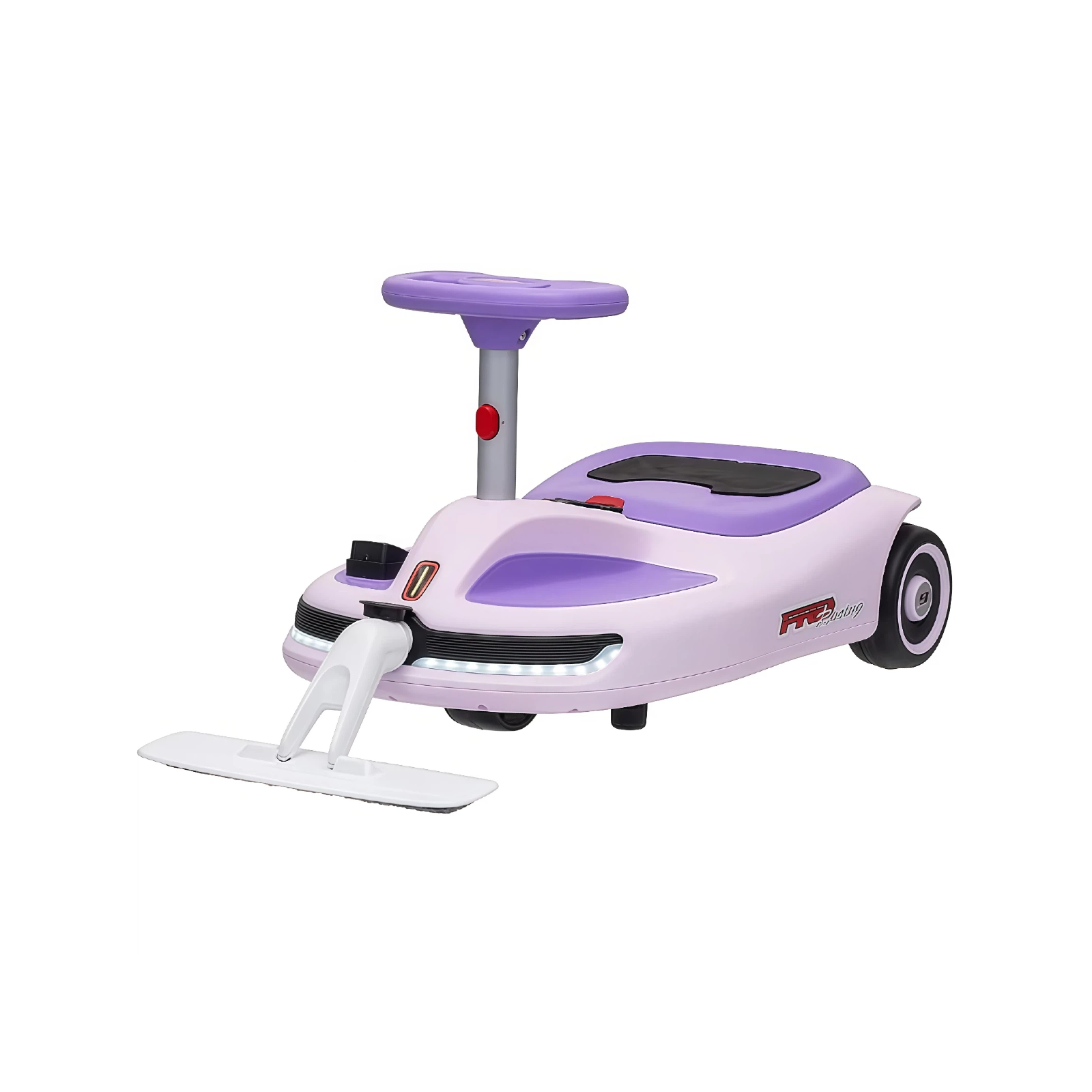 LIGIANT S10 12V Electric Wiggle Car with Mop for Kids | 2-in-1 Ride On Swing Car