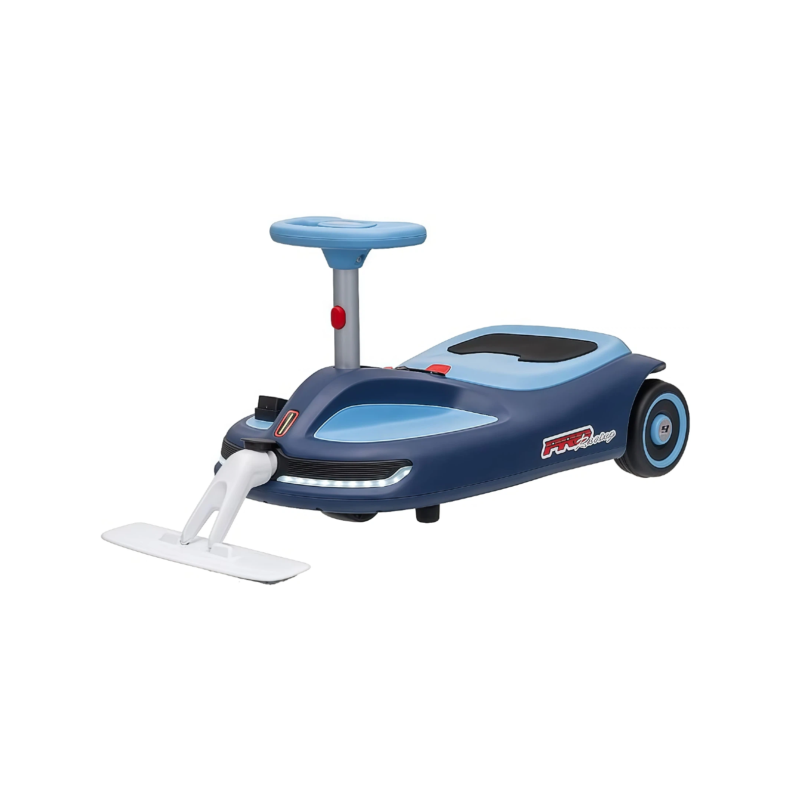 LIGIANT S10 12V Electric Wiggle Car with Mop for Kids | 2-in-1 Ride On Swing Car