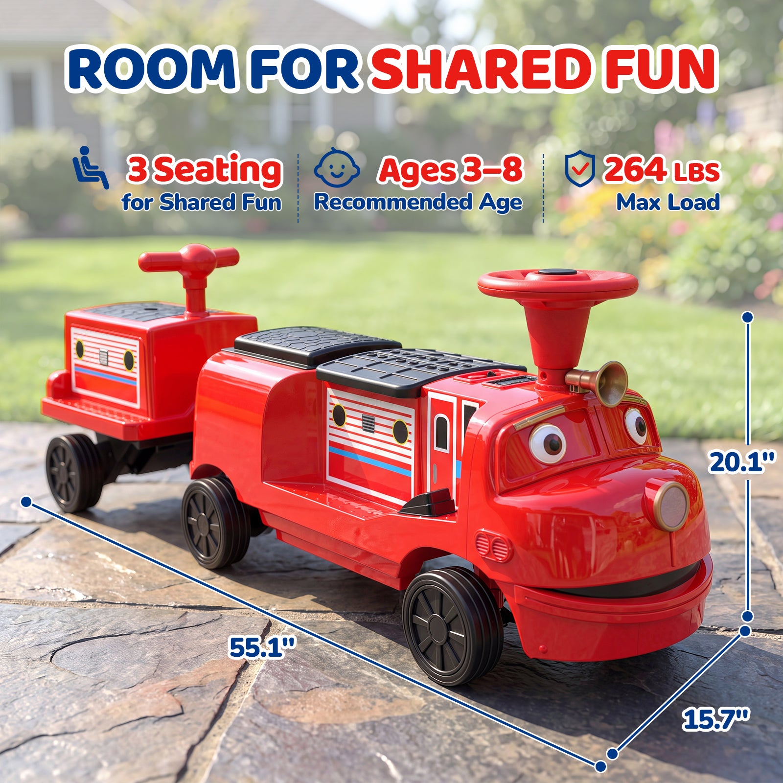 LIGIANT Licensed Chuggington Electric Ride On Train