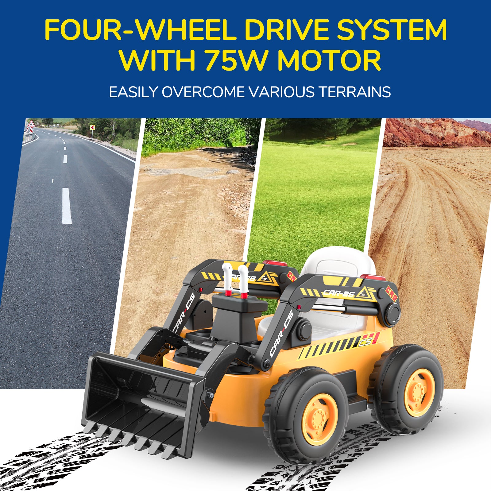 LIGIANT N8 Interactive Bulldozer, Fun Holiday Gift for Children