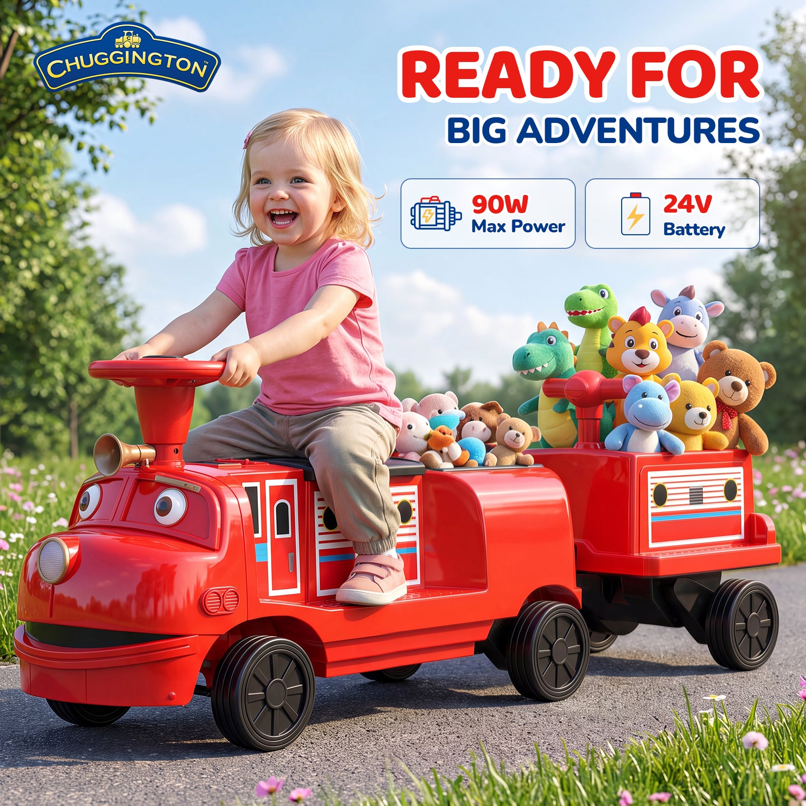 LIGIANT Licensed Chuggington Electric Ride On Train
