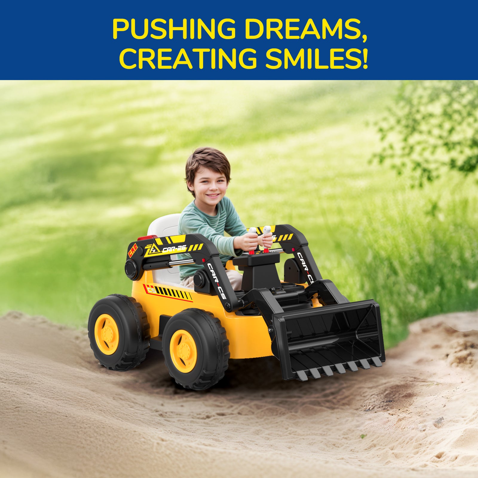 LIGIANT N8 Interactive Bulldozer, Fun Holiday Gift for Children