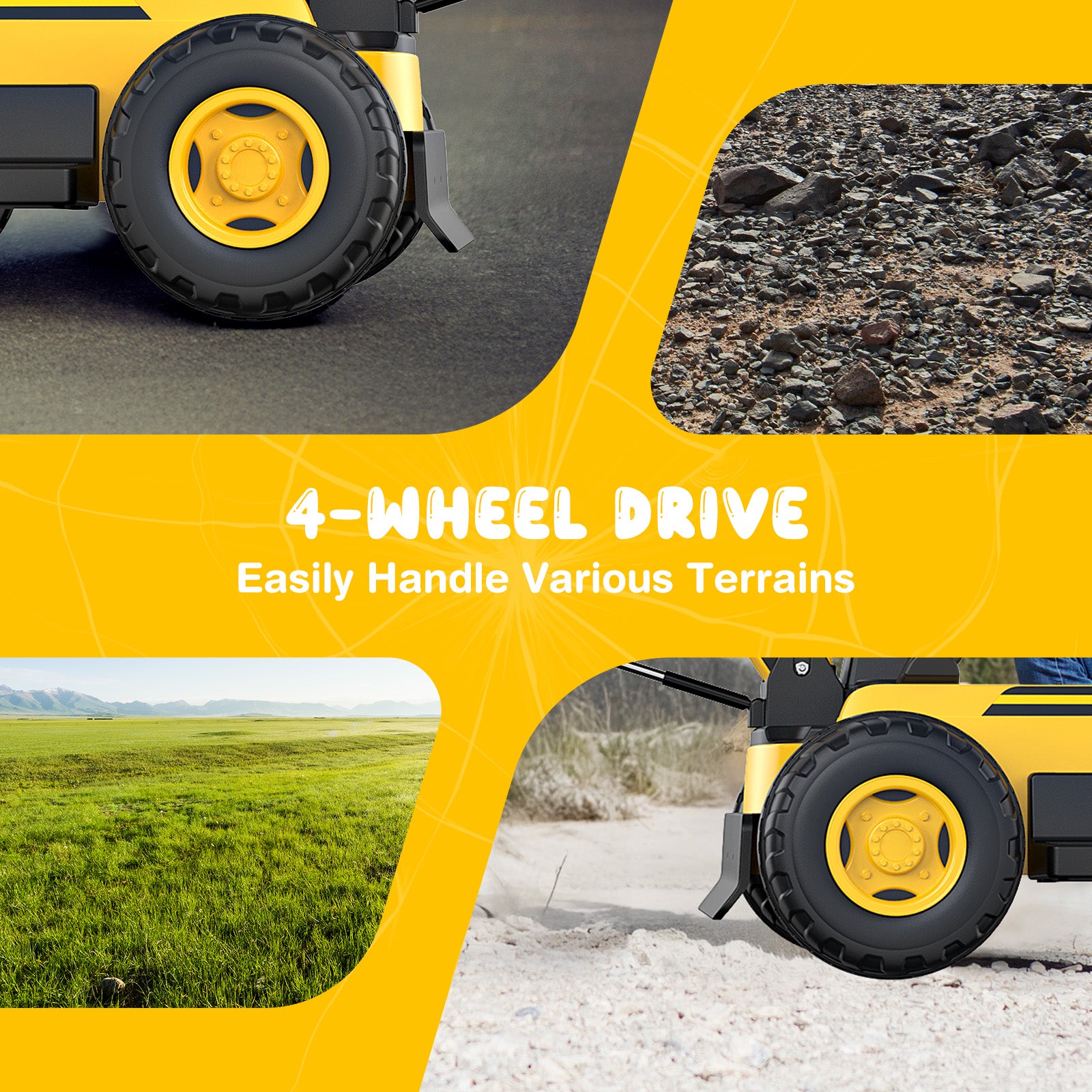 LIGIANT N9 Ride on Excavator, Christmas Construction Fun Gift