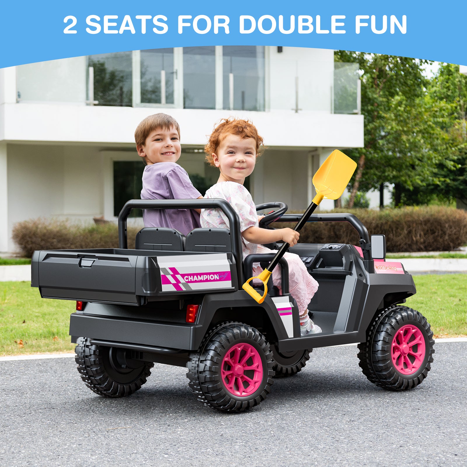 LIGIANT R8 2-Seater Electric UTV Car, Off-Road Christmas Adventure