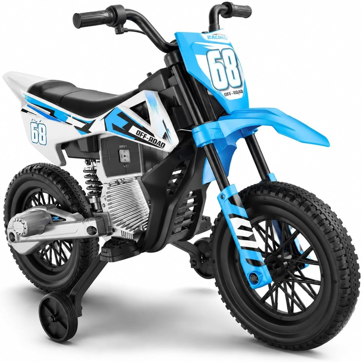 LIGIANT 24V 5Ah Kids Motorcycle, 2WD Kids Electric Dirt Bike for Big Kids