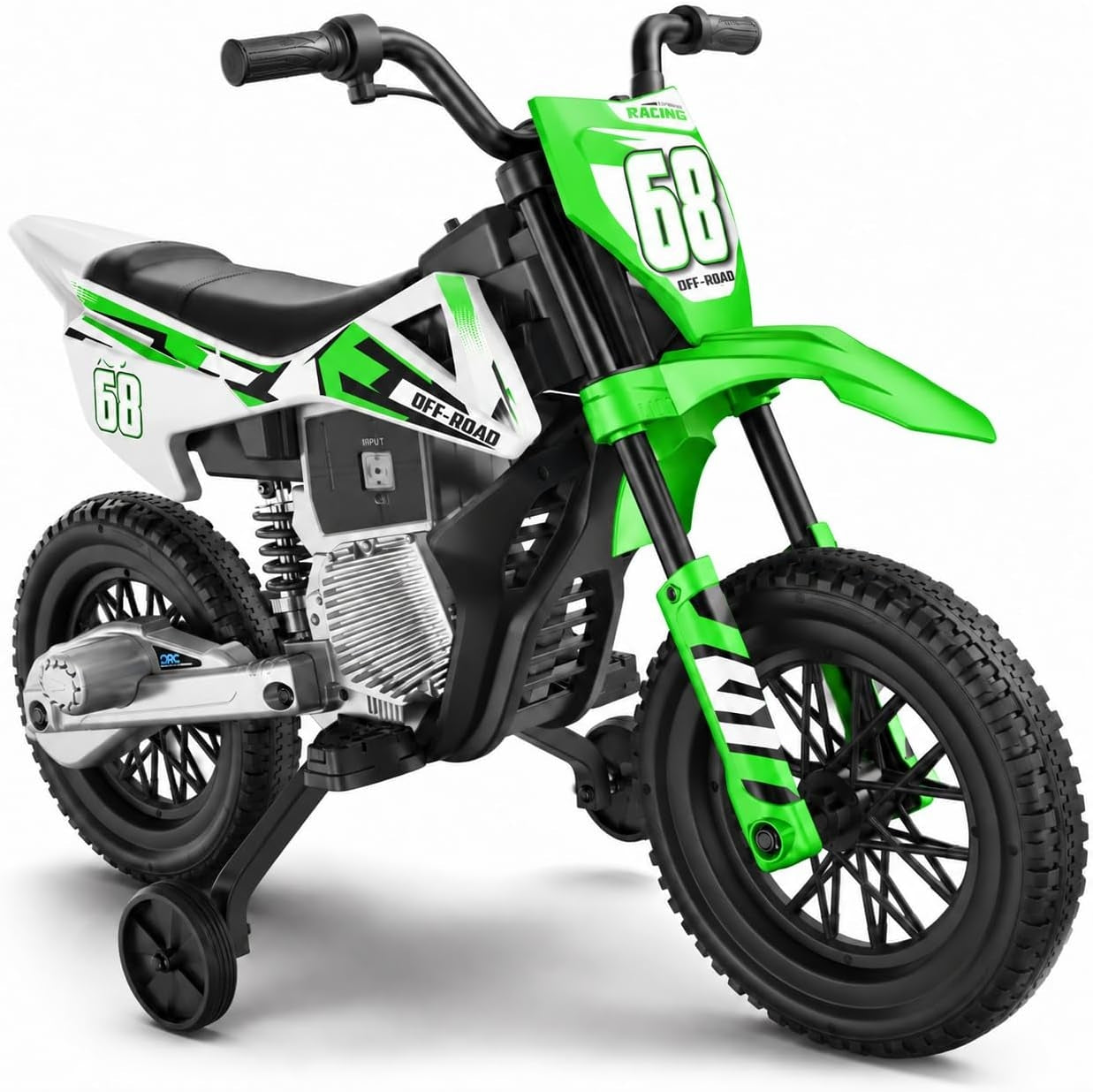 LIGIANT 24V 5Ah Kids Motorcycle, 2WD Kids Electric Dirt Bike for Big Kids