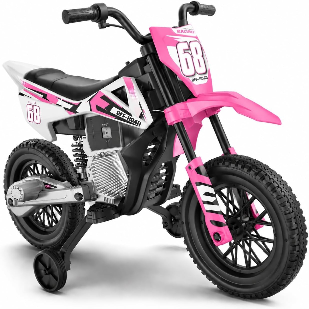 LIGIANT 24V 5Ah Kids Motorcycle, 2WD Kids Electric Dirt Bike for Big Kids