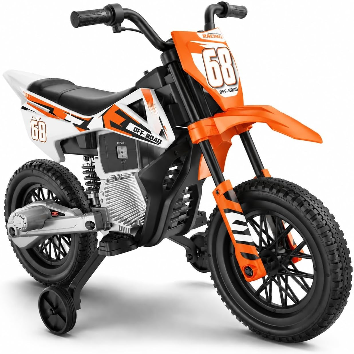 LIGIANT 24V 5Ah Kids Motorcycle, 2WD Kids Electric Dirt Bike for Big Kids